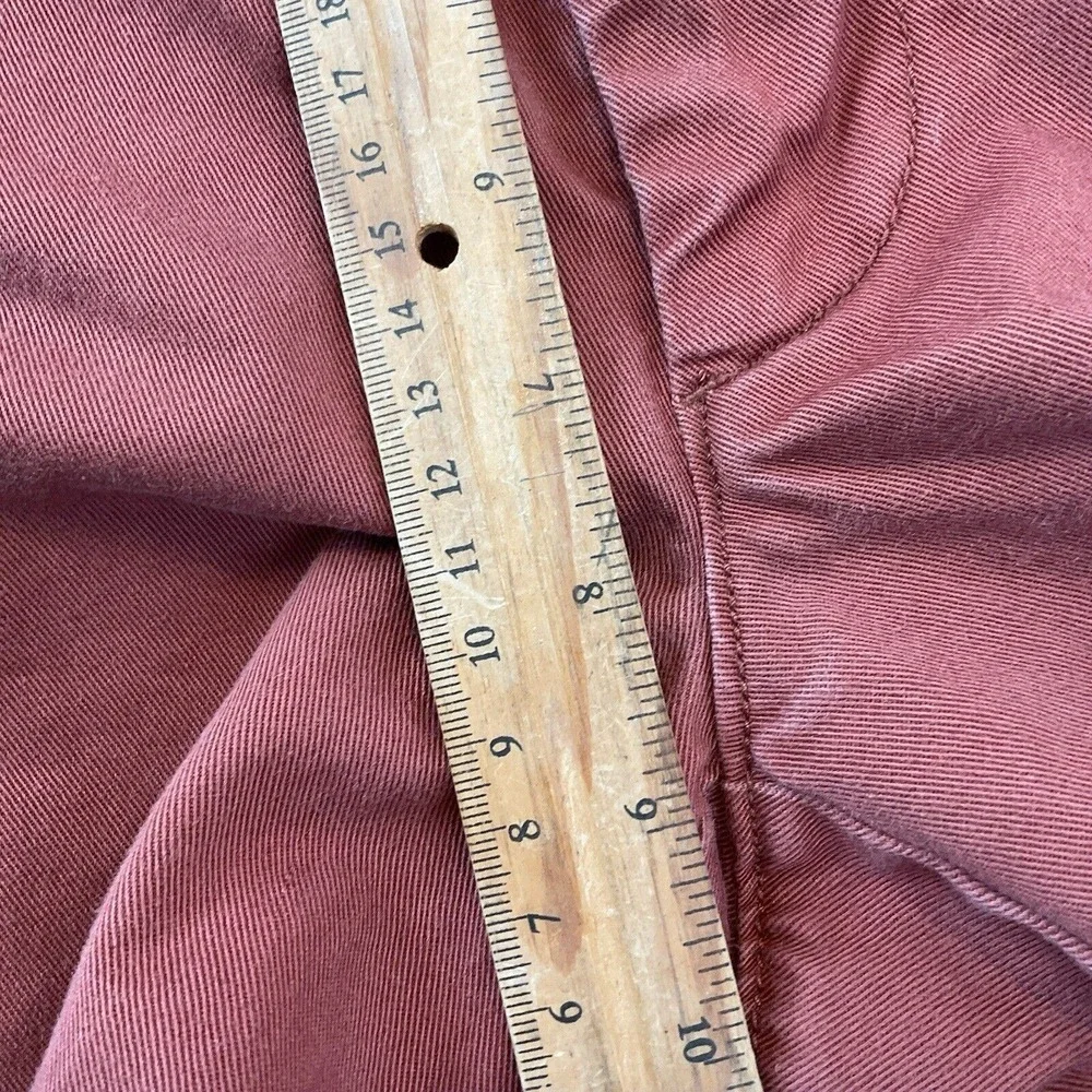 J Crew Gramercy Shorts Men's‎ 30 Rust Red Flat Front Chinos Cotton Casual